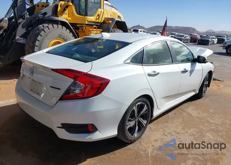 2018 Honda Civic Touring из США, поврежденный, VIN JHMFC1F92JX035742
